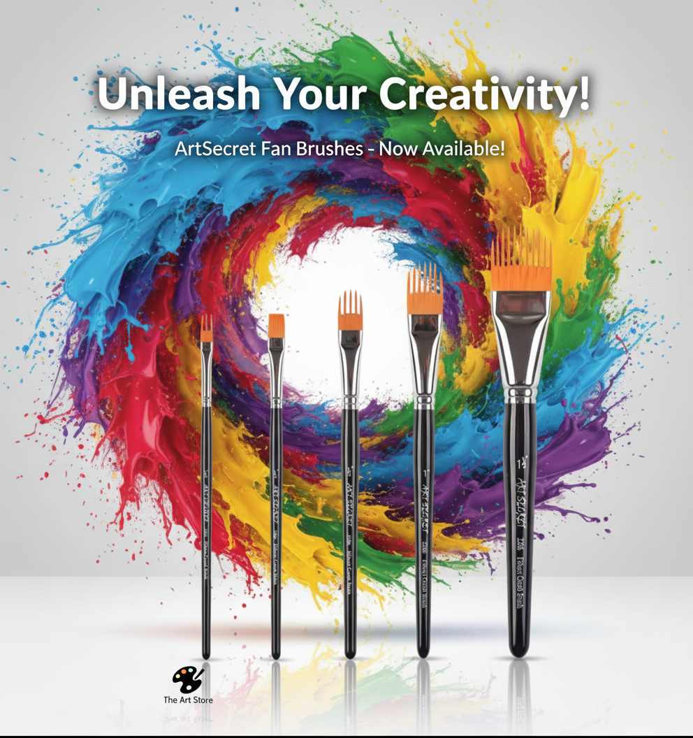 1-5pcs Watercolor Acrylic Paint Brush Synthetic Bristles