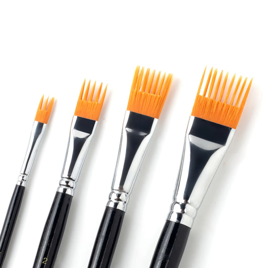 Nylon Bristle Watercolor Brushes -  for Artists' Variety of Painting Techniques,
